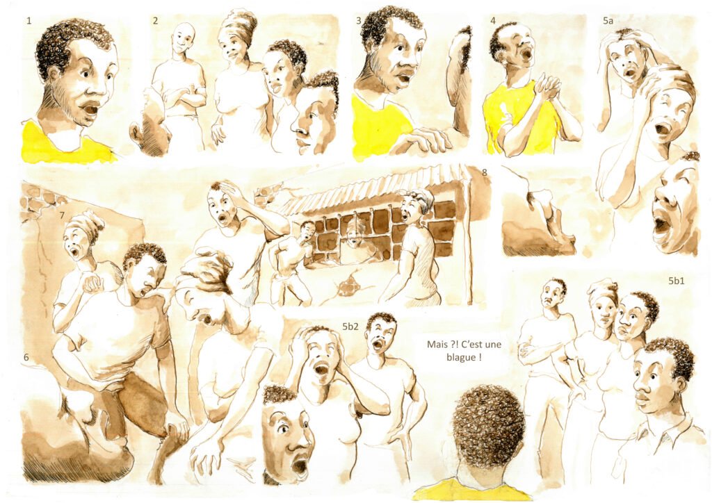 Chaine opératoire de la blague